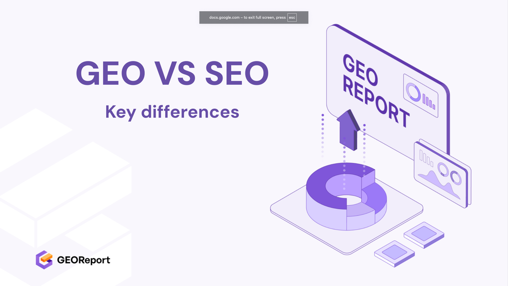 GEO vs SEO: What’s the Real Difference?