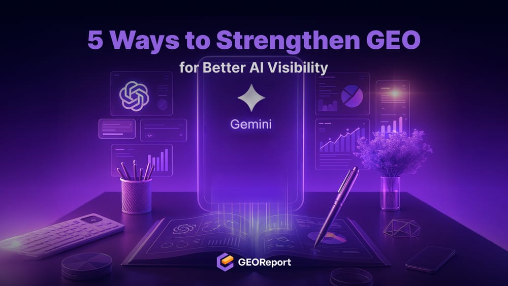 Top 5 Ways to Strengthen Generative Engine Optimization for Better AI Visibility
