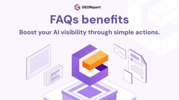 Why are FAQs critical for ranking in generative search results?