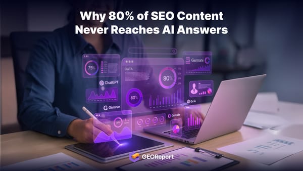 Why Generative Engines Ignore 80% of SEO Content and How Generative Engine Optimization Fixes it